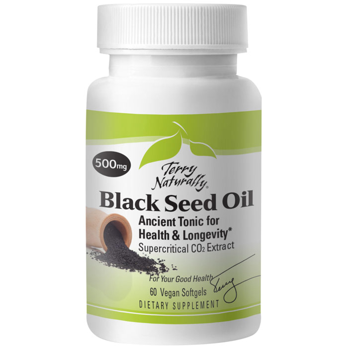 Terry Naturally Black Seed Oil, 60 Vegan Softgels, EuroPharma