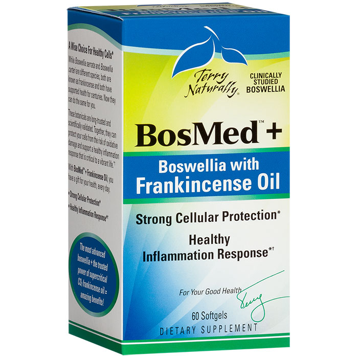 Terry Naturally BosMed + Boswellia with Frankincense Oil, 60 Softgels, EuroPharma
