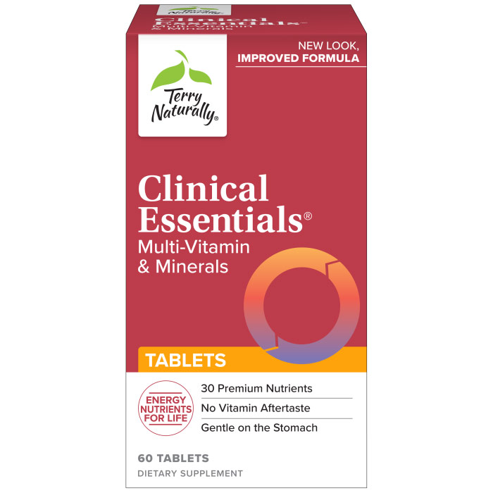 Terry Naturally Clinical Essentials, Multi-Vitamins & Minerals, 60 Tablets, EuroPharma