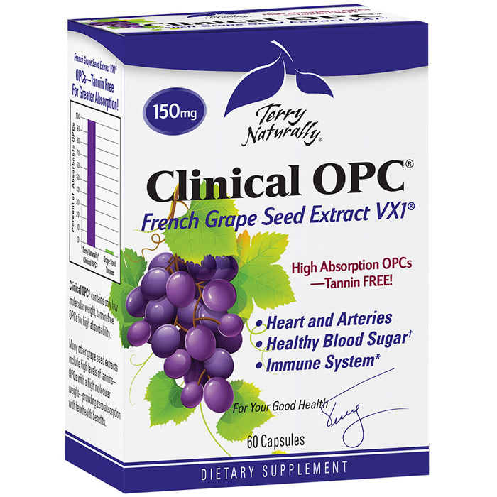 Terry Naturally Clinical OPC 300 mg, 60 Capsules, EuroPharma