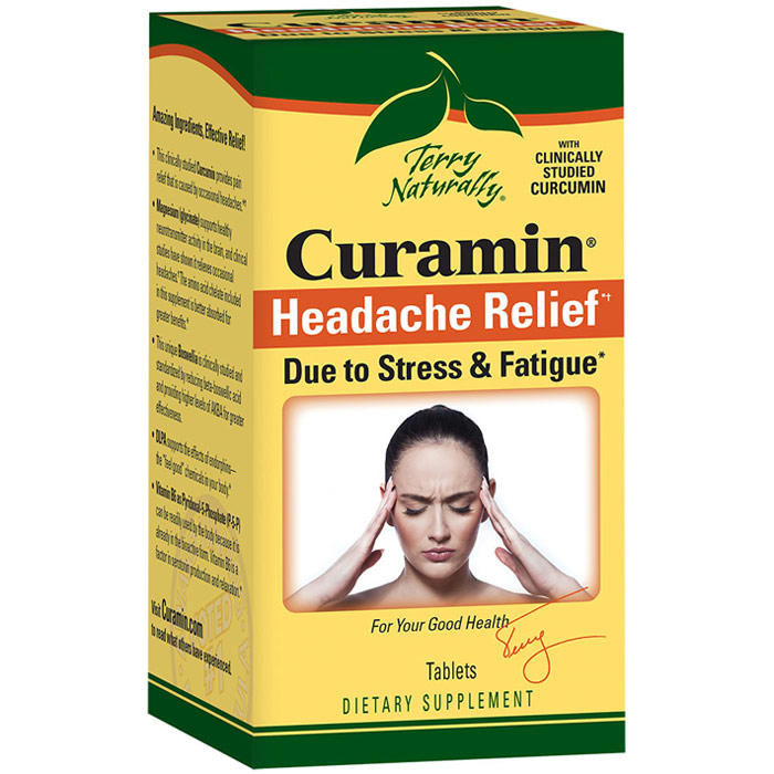 Terry Naturally Curamin Headache Relief, 21 Tablets, EuroPharma