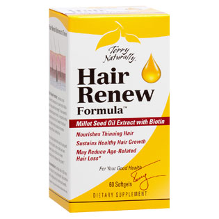 Terry Naturally Hair Renew Formula, Healthy Hair Growth, 60 Softgels, EuroPharma