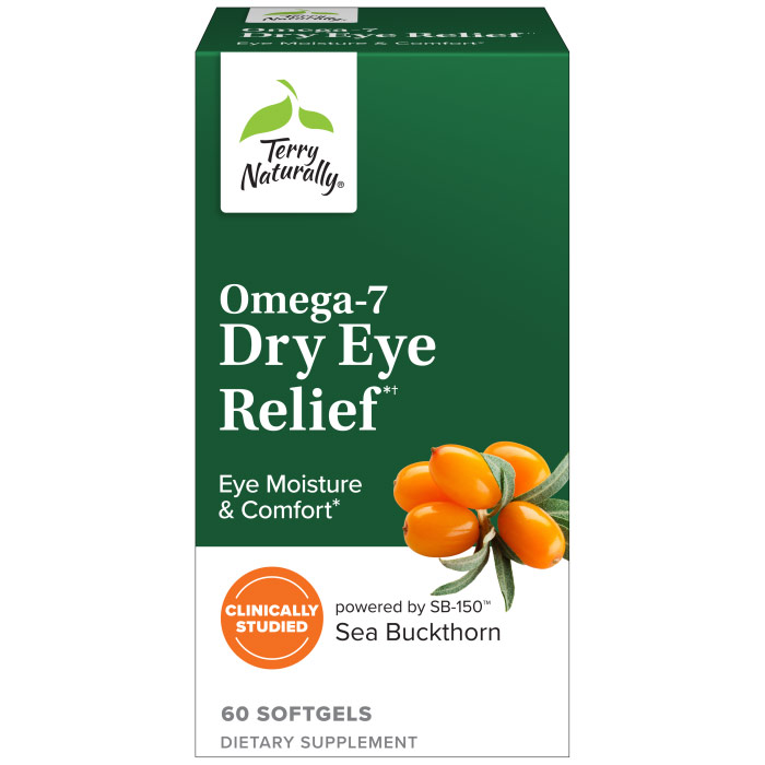 Terry Naturally Omega7 Dry Eye Relief, 60 Softgels, EuroPharma
