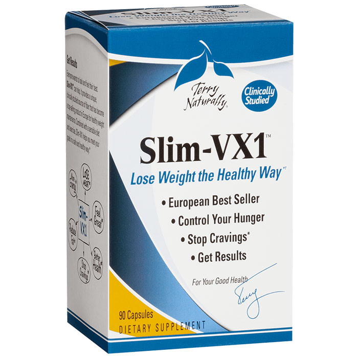 Terry Naturally Slim-VX1, Control Your Hunger, 90 Capsules, EuroPharma