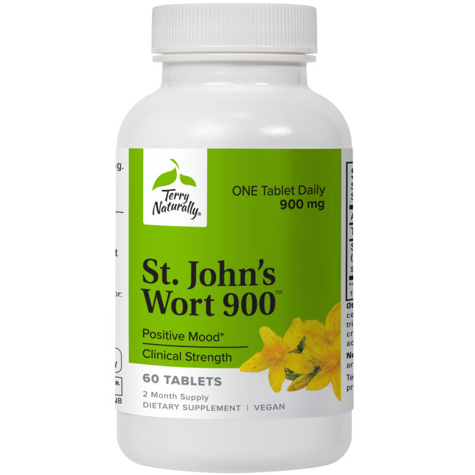 Terry Naturally St. Johns Wort 900, 60 Tablets, EuroPharma