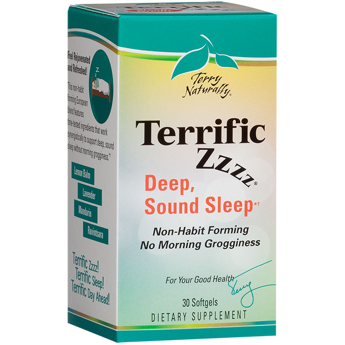 Terry Naturally Terrific Zzzz, Sleep Support Formula, 30 Softgels, EuroPharma