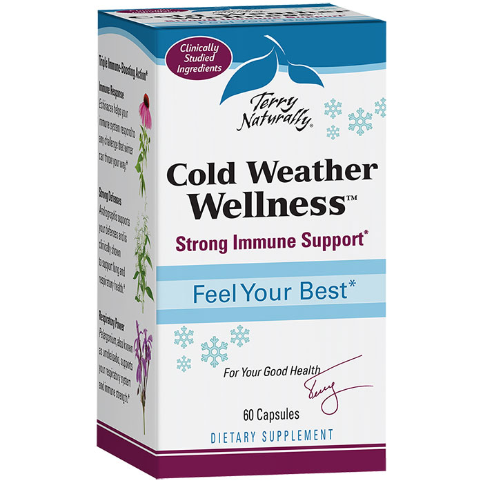 Terry Naturally Cold Weather Wellness, 60 Capsules, EuroPharma