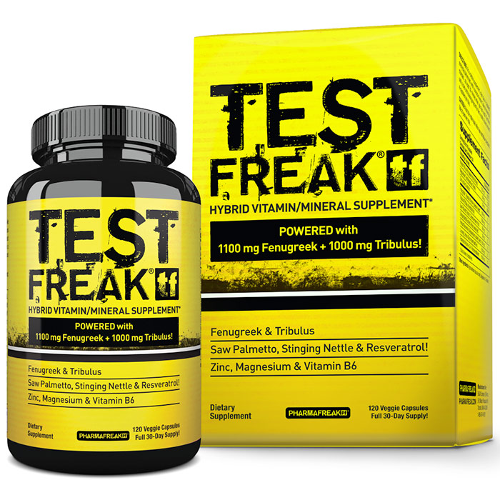 Test Freak, 120 Hybrid Capsules, PharmaFreak Technologies