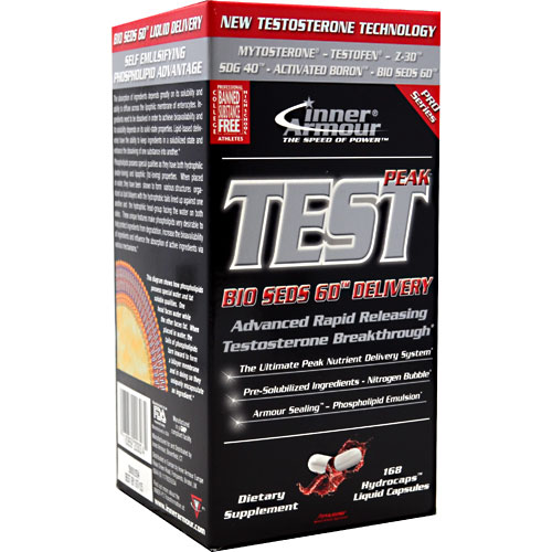 Inner Armour Test Peak, Testosterone Breakthrough, 168 Liquid Capsules, Inner Armour