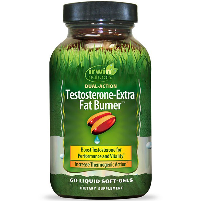 Testosterone-Extra Fat Burner, 60 Liquid Soft-Gels, Irwin Naturals
