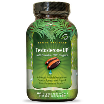 Testosterone UP, 60 Liquid Softgels,Irwin Naturals