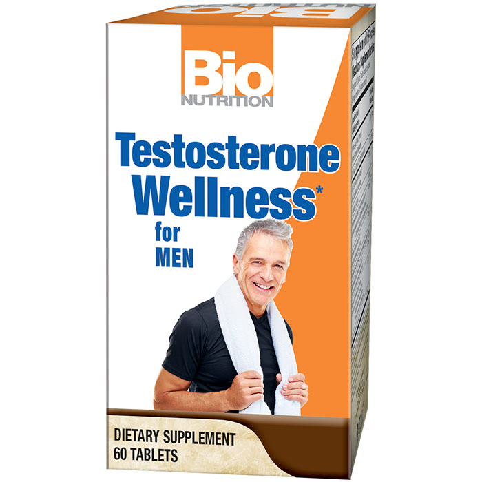 Testosterone Wellness for Men, 60 Tablets, Bio Nutrition Inc.