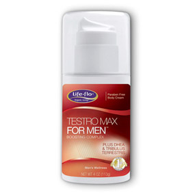 Life-Flo Testro-Max Cream for Men (Testro Max) Testosterone Formula, 4 oz, LifeFlo