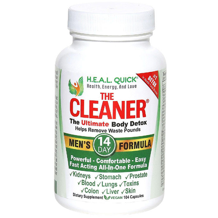 The Cleaner Body Detox, Mens 14-Day, 104 Capsules, Century Systems Inc