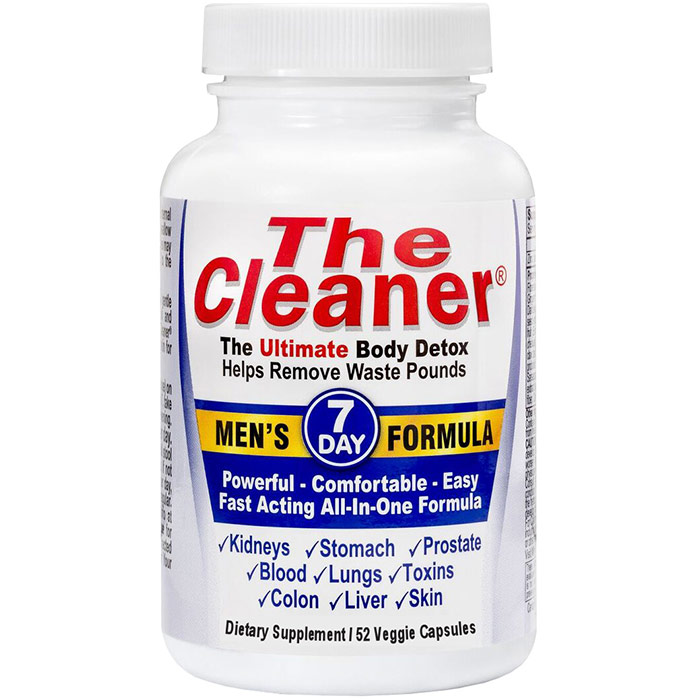 The Cleaner Body Detox, Mens 7-Day, 52 Capsules, Century Systems Inc