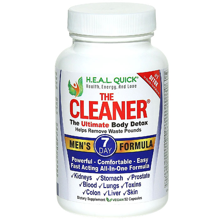 The Cleaner Body Detox, Mens 7-Day, 52 Capsules, Century Systems Inc