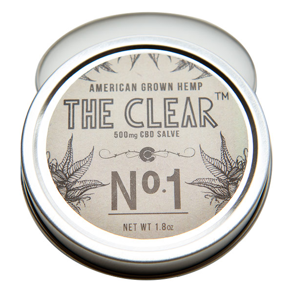 The Clear Cooling Salve, 500 mg CBD, 1.8 oz