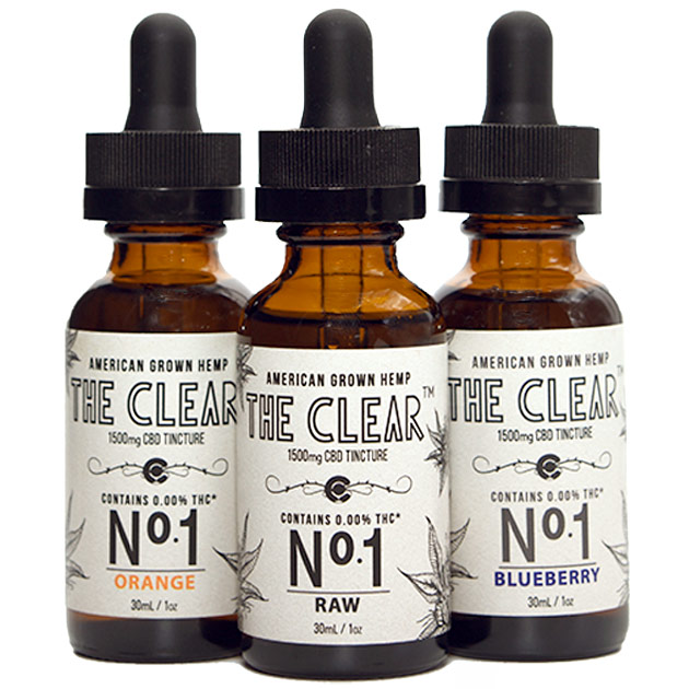 The Clear Broad Spectrum Tincture, 1500 mg CBD, 1 oz