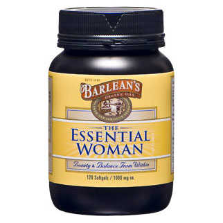 The Essential Woman, 120 Softgels, Barleans Organic Oils (Omega 3/6/9)