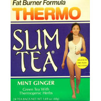 Thermo Slim Tea, Mint Ginger, 24 Tea Bags, Hobe Labs