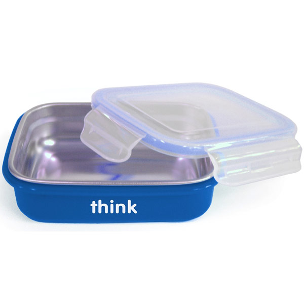 Thinkbaby BPA Free Bento Box - Blue, 1 ct