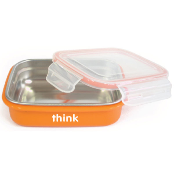 Thinkbaby BPA Free Bento Box - Orange, 1 ct