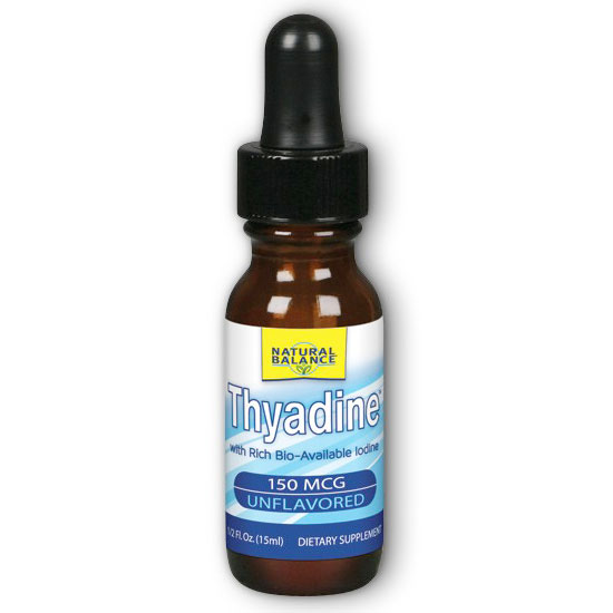 Thyadine, Rich Bio-Available Iodine Liquid, 0.5 oz, Natural Balance