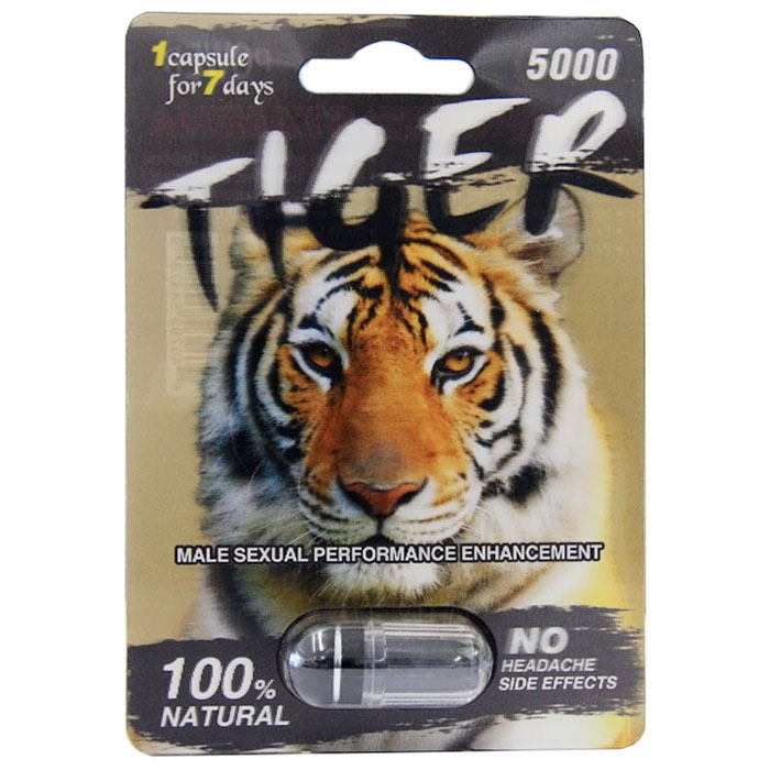 Tiger 5000, Male Sexual Performance Enhancement, 1 Capsule
