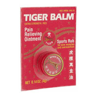 Tiger Balm Red, Pain Relieving Ointment 0.14 oz from Tiger Balm