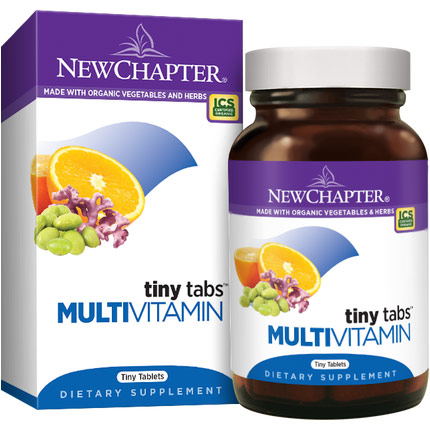 Tiny Tabs Whole-Food Multi-Vitamins (Tiny Tabs Multi), 192 Tablets, New Chapter