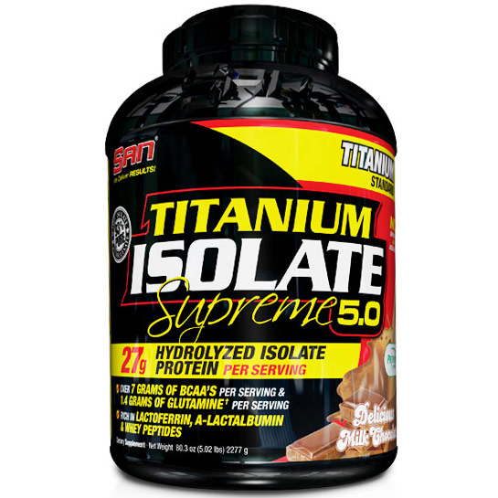 Titanium Isolate Protein Shake, 5 lb, SAN Nutrition
