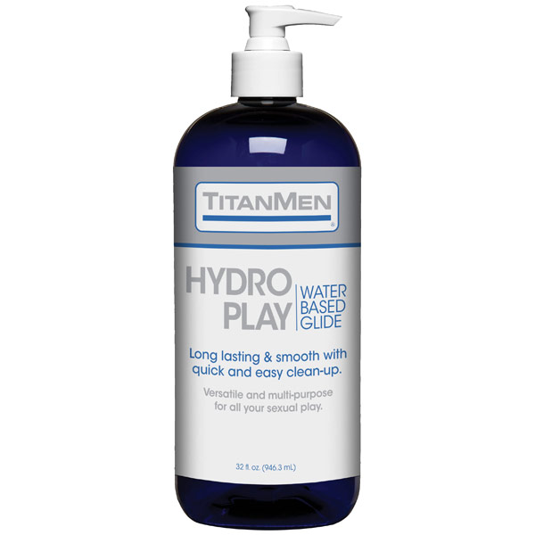 TitanMen Hydro Play - Water Based Glide, 32 oz, Doc Johnson