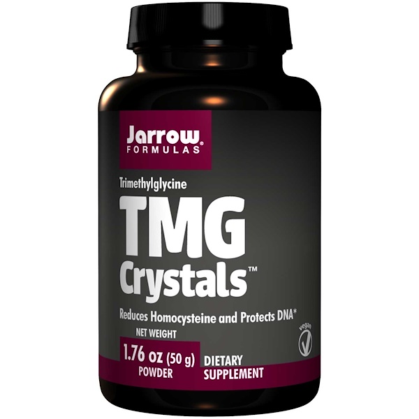 TMG Crystals, Trimethylglycine Powder 50 grams, Jarrow Formulas
