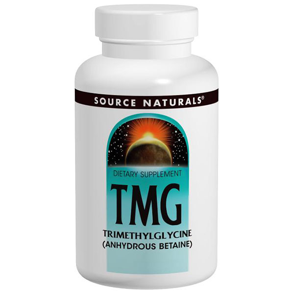 TMG Trimethylglycine 750mg 120 tabs from Source Naturals