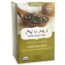Numi Tea Toasted Rice Green Tea, 16 Tea Bags, Numi Tea