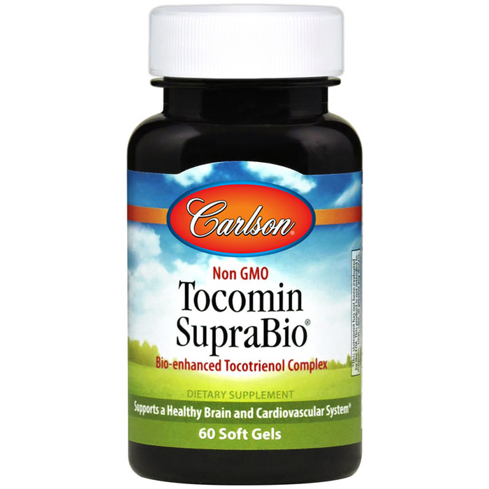 Tocomin SupraBio (Palm Tocotrienol Complex), 120 Softgels, Carlson Labs