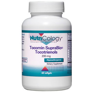 Tocomin SupraBio Tocotrienols 200 mg, 60 Softgels, NutriCology