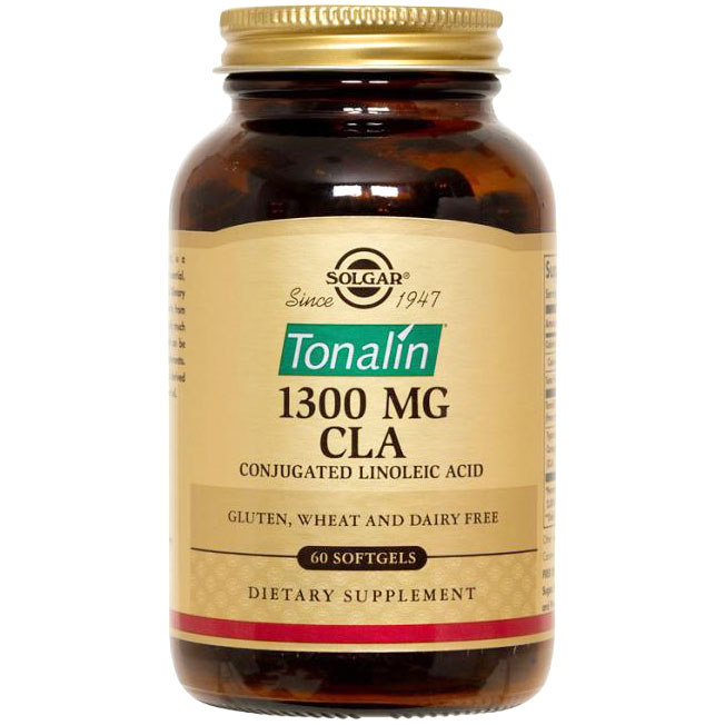 Tonalin CLA 1300 mg, 60 Softgels, Solgar