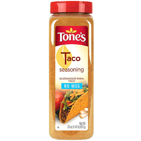 Tones Taco Seasoning, Economy Size, 23 oz