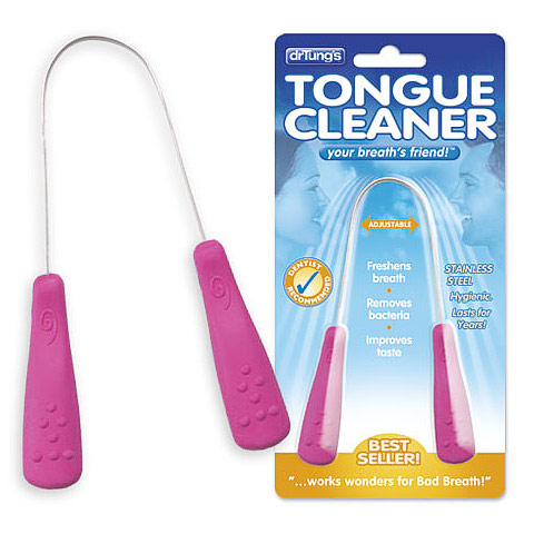 Dr. Tung's Stainless Steel Tongue Cleaner, 12 Cleaners, Dr. Tung's