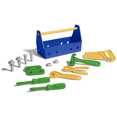 Tool Set Toy, Blue, 1 Set, Green Toys Inc.