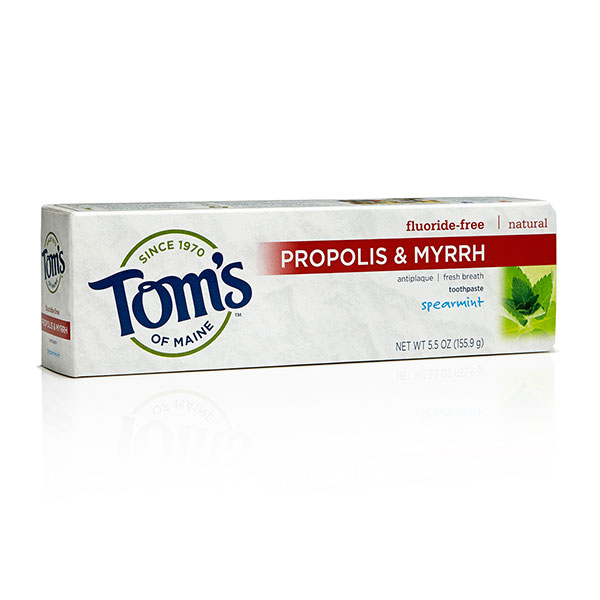 Fluoride-Free Propolis & Myrrh Toothpaste - Spearmint, 5.5 oz, Toms of Maine
