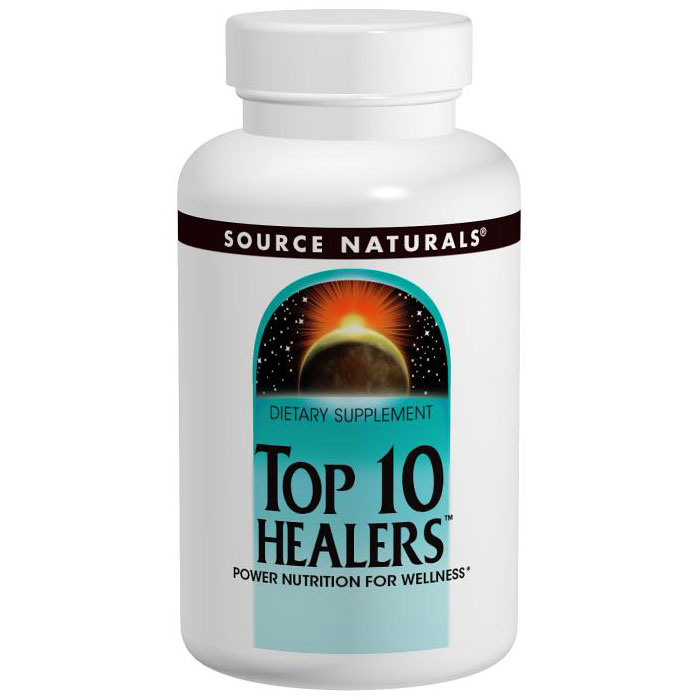 Top 10 Healers, Value Size, 120 Tablets, Source Naturals