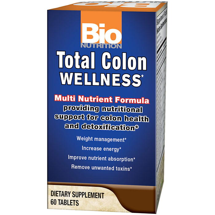 Bio Nutrition Inc. Total Colon Wellness, 60 Tablets, Bio Nutrition Inc.