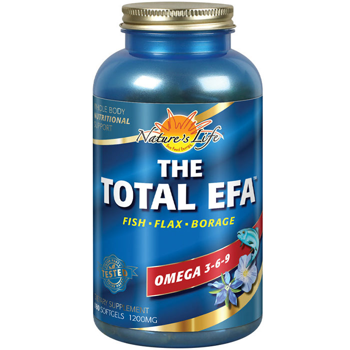 Health from the Sun Total EFA, 180 softgels, Health From The Sun