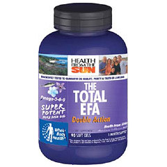 Total EFA Double Action, 90 softgels, Health From The Sun