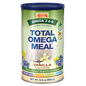 Total Omega Meal - Vanilla, 16.5 oz, Health From The Sun (Omega 3-6-9, Protein, Greens)
