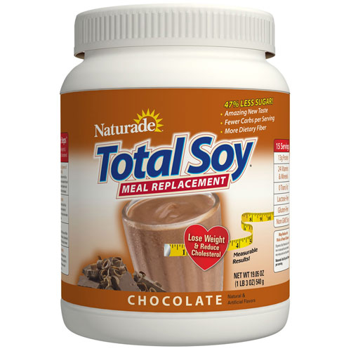 Total Soy Meal Replacement - Chocolate, 19.05 oz, Naturade