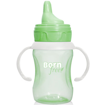 BornFree (Born Free) Training Cup, 7 oz, Green, 4 Pack, BornFree (Born Free) Baby Bottle