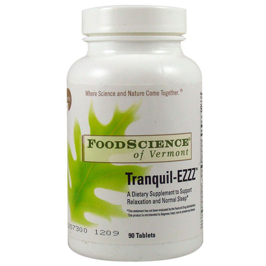 FoodScience Of Vermont Tranquil Ezzzz, 90 Tablets, FoodScience Of Vermont
